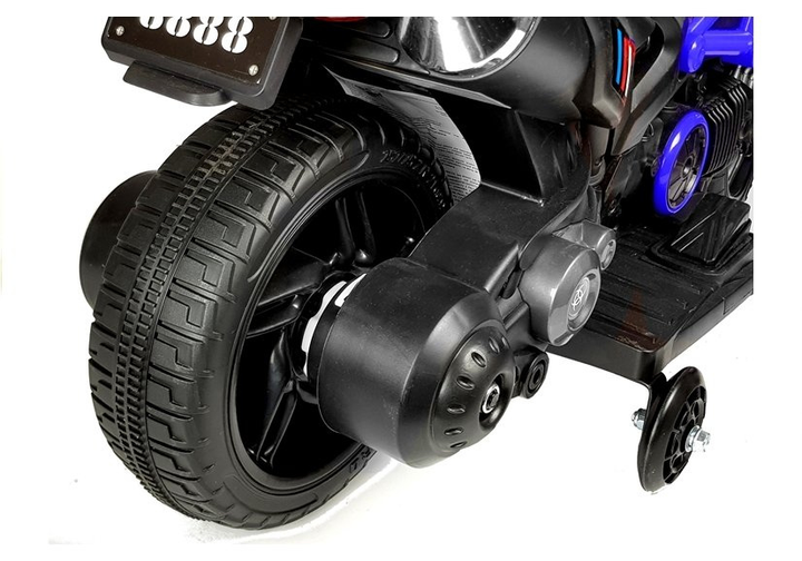 Електромотоцикл для дітей Lean Toys GTM1188 Синій (5907625584531) - зображення 5