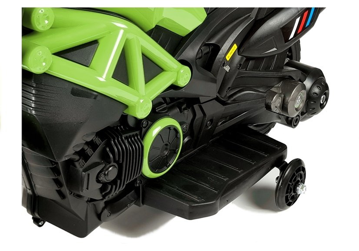Електромотоцикл для дітей Lean Toys GTM1188 Зелений (5907625584548) - зображення 9