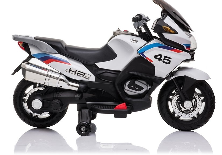 Motocykl elektryczny dla dzieci Lean Toys XMX609 Biały (5908275990031) - obraz 3