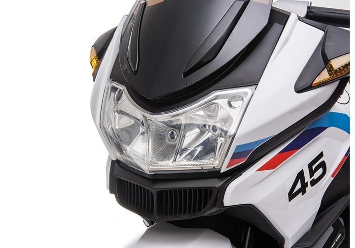 Motocykl elektryczny dla dzieci Lean Toys XMX609 Biały (5908275990031) - obraz 7