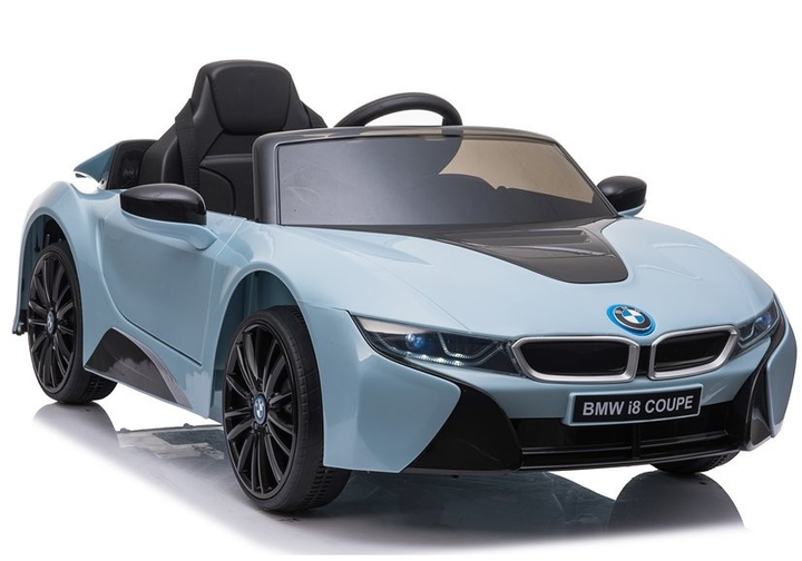 Samochód elektryczny dla dzieci Lean Toys BMW I8 JE1001 Niebieski (5907625589963) - obraz 1