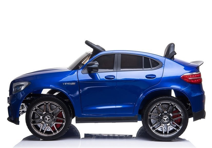 Електромобіль для дітей Lean Toys Mercedes GLC 63S QLS-5688 4x4 лакований Синій (5908275992561) - зображення 7