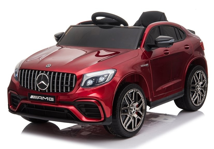 Електромобіль для дітей Lean Toys Mercedes GLC 63S QLS-5688 4x4 лакований Червоний (5908275992578) - зображення 4
