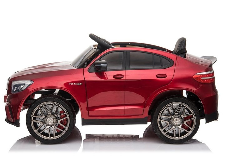 Електромобіль для дітей Lean Toys Mercedes GLC 63S QLS-5688 4x4 лакований Червоний (5908275992578) - зображення 6