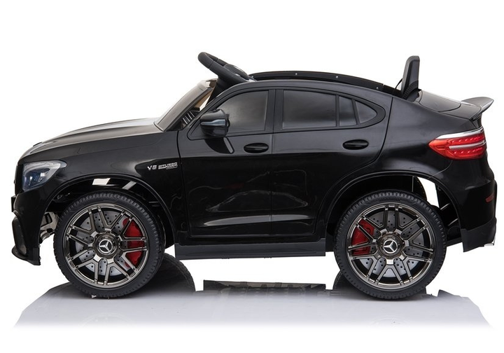 Електромобіль для дітей Lean Toys Mercedes GLC 63S QLS-5688 4x4 лакований Чорний (5908275992592) - зображення 2
