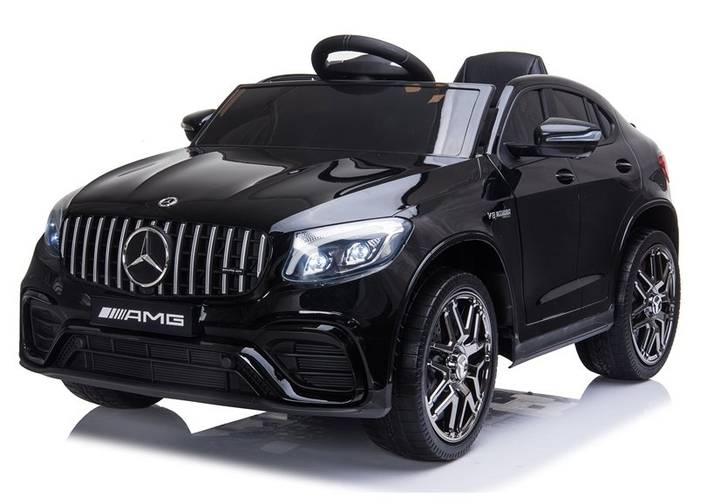 Електромобіль для дітей Lean Toys Mercedes GLC 63S QLS-5688 4x4 лакований Чорний (5908275992592) - зображення 5
