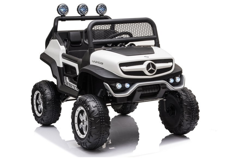 Електромобіль для дітей Lean Toys Mercedes Unimog S Білий (5908275996101) - зображення 1