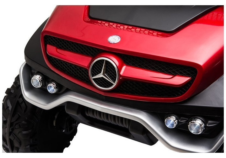 Samochód elektryczny dla dzieci Lean Toys Mercedes Unimog S lakierowany Czerwony (5908275996125) - obraz 2