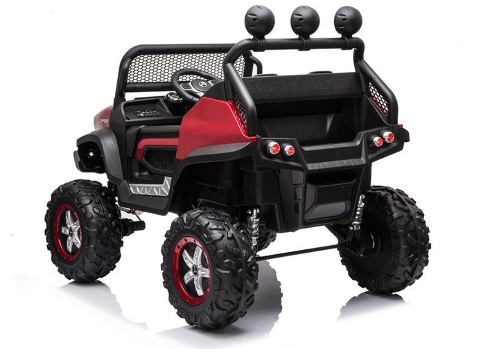 Samochód elektryczny dla dzieci Lean Toys Mercedes Unimog S lakierowany Czerwony (5908275996125) - obraz 9