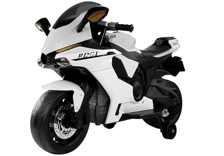 Motocykl elektryczny dla dzieci Lean Toys TR1603 Biały (5908275993247) - obraz 13