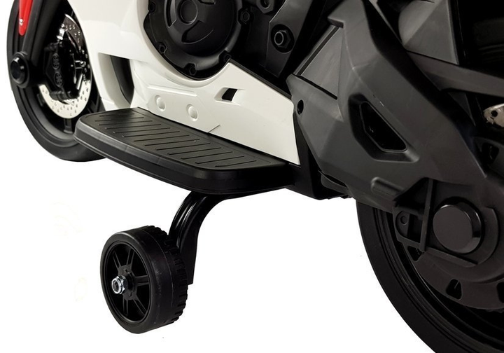 Motocykl elektryczny dla dzieci Lean Toys TR1603 Biały (5908275993247) - obraz 17