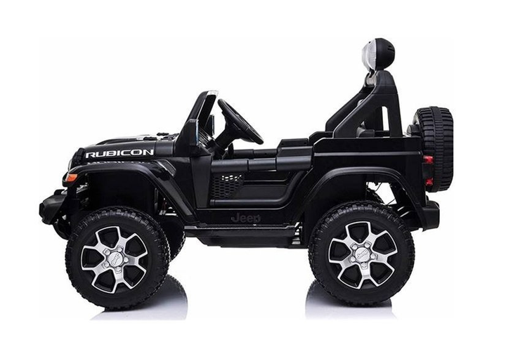 Електромобіль для дітей Lean Toys Jeep Wrangler Rubicon 4x4 Чорний (5908275996705) - зображення 6