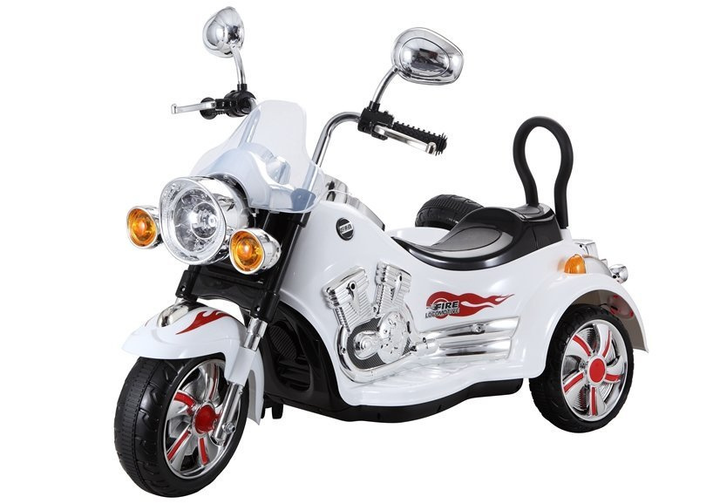 Електромотоцикл для дітей Lean Toys SX138 Білий (5908275994008) - зображення 8