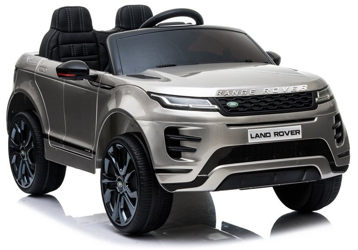 Електромобіль для дітей Lean Toys Range Rover Evoque лакований Сріблястий (5908275995715) - зображення 1