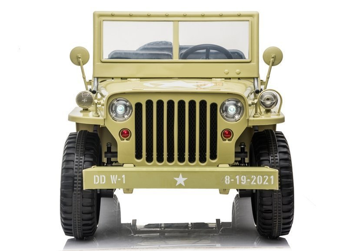 Samochód elektryczny dla dzieci Lean Toys JH101 Khaki (5908275999737) - obraz 2