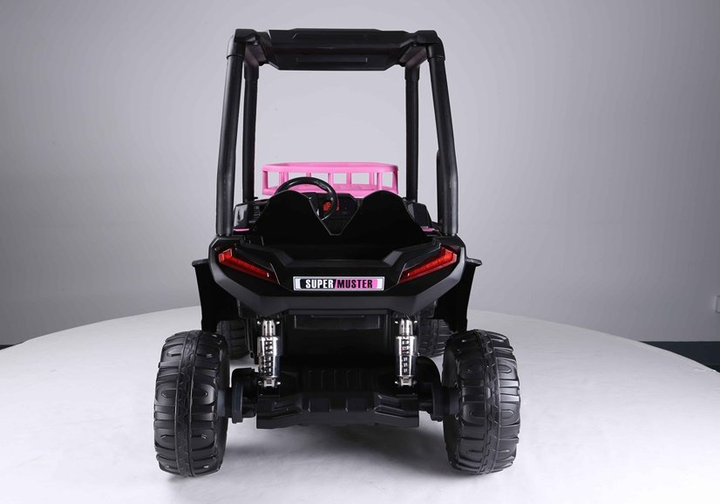 Samochód elektryczny dla dzieci Lean Toys Jeep JS360-1 Różowy (5903802450132) - obraz 6