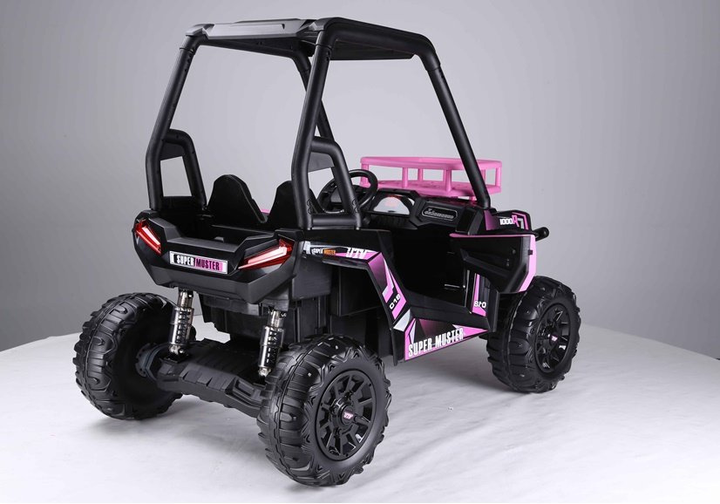 Samochód elektryczny dla dzieci Lean Toys Jeep JS360-1 Różowy (5903802450132) - obraz 8