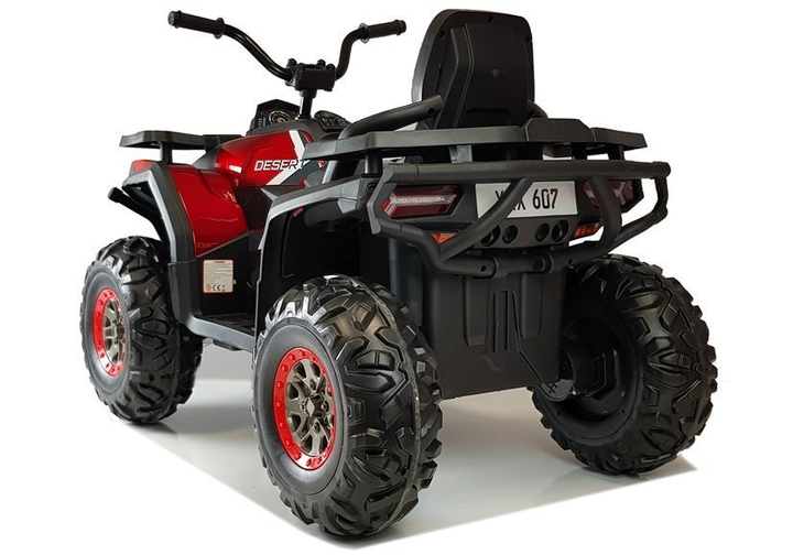 Квадроцикл електричний для дітей Lean Toys XMX607 лакований Червоний (5903802450552) - зображення 12
