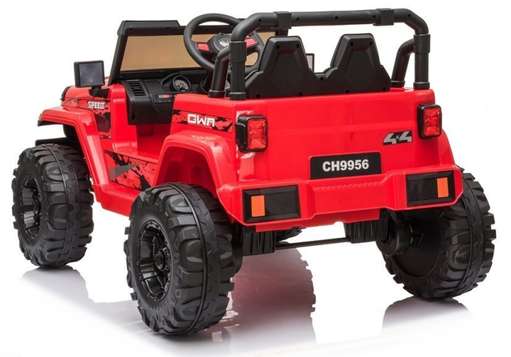 Samochód elektryczny dla dzieci Lean Toys Jeep CH9956 Czerwony (5903802450712) - obraz 8