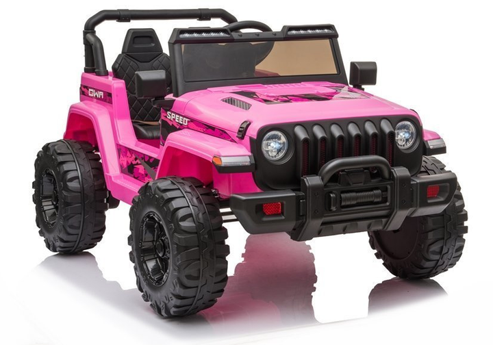Samochód elektryczny dla dzieci Lean Toys Jeep CH9956 Różowy (5903802450729) - obraz 2