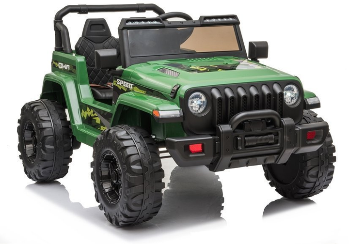 Електромобіль для дітей Lean Toys Jeep CH9956 Зелений (5903802450736) - зображення 6