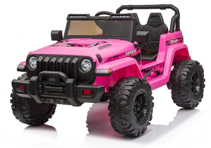 Samochód elektryczny dla dzieci Lean Toys Jeep CH9956 Różowy (5903802450729) - obraz 12