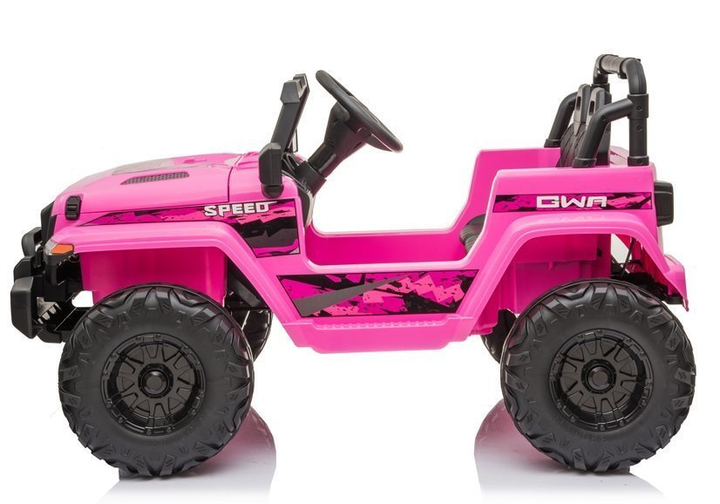 Samochód elektryczny dla dzieci Lean Toys Jeep CH9956 Różowy (5903802450729) - obraz 13