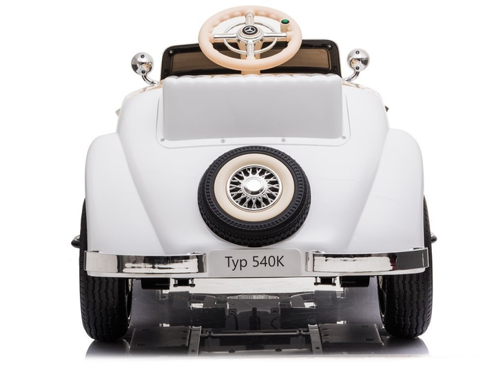 Samochód elektryczny dla dzieci Lean Toys Mercedes 540K Biały (5903802453157) - obraz 14