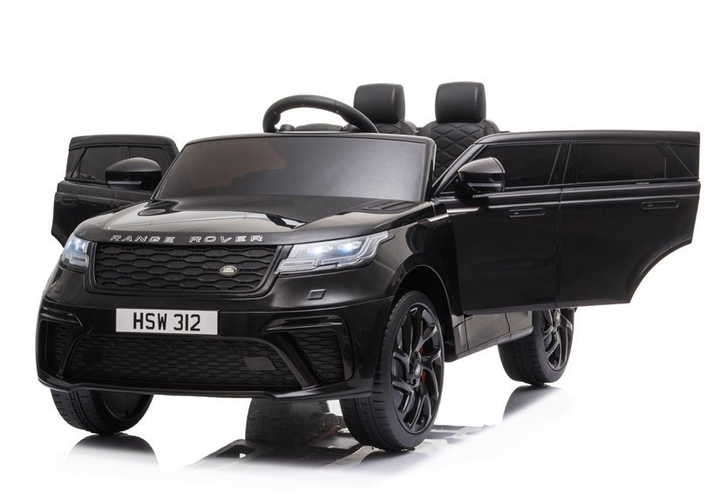 Samochód elektryczny dla dzieci Lean Toys Range Rover lakierowany Czarny (5903802453515) - obraz 10