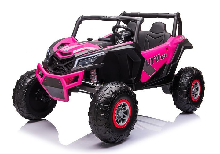 Samochód elektryczny dla dzieci Lean Toys Buggy UTV-MX Różowy (5903802453584) - obraz 2