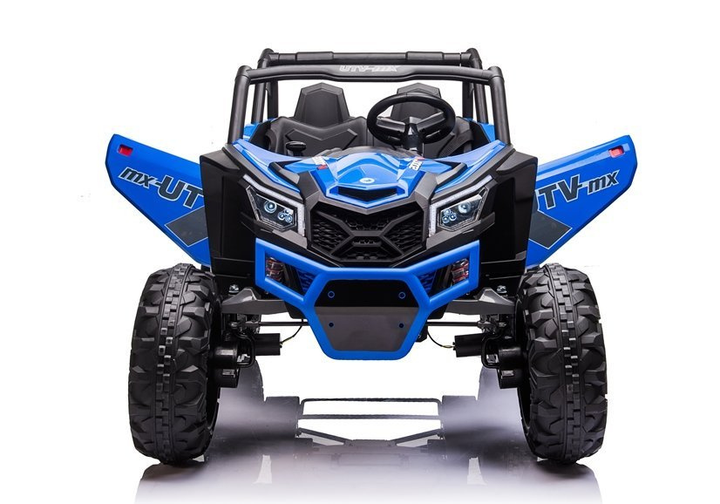 Samochód elektryczny dla dzieci Lean Toys Buggy UTV-MX Niebieski (5903802453577) - obraz 4