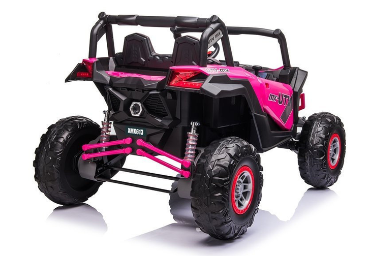 Samochód elektryczny dla dzieci Lean Toys Buggy UTV-MX Różowy (5903802453584) - obraz 7