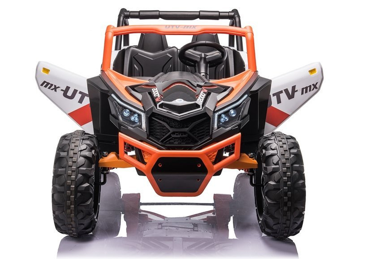 Samochód elektryczny dla dzieci Lean Toys Buggy UTV-MX Pomarańczowo-biały (5903802453553) - obraz 17