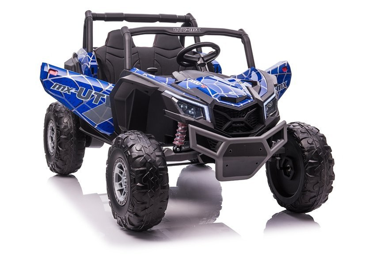 Samochód elektryczny dla dzieci Lean Toys Buggy UTV-MX Spider MP4 lakierowany Niebieski (5903802453683) - obraz 3