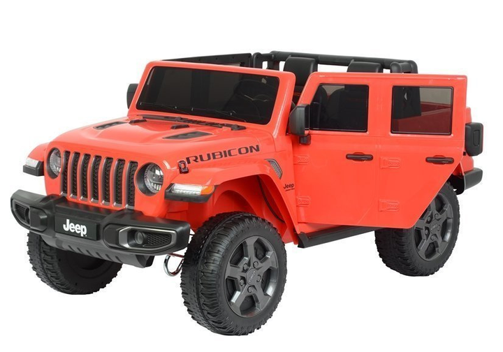 Samochód elektryczny dla dzieci Lean Toys Jeep Rubicon 6768R Czerwony (5903802454871) - obraz 9