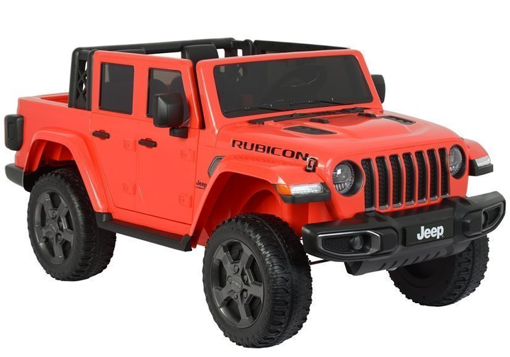 Samochód elektryczny dla dzieci Lean Toys Jeep Rubicon 6768R Czerwony (5903802454871) - obraz 10