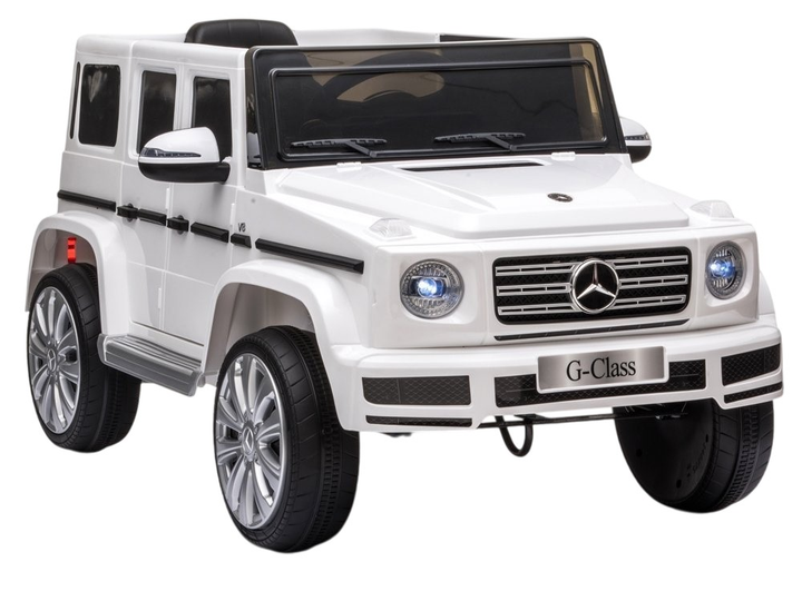 Електромобіль для дітей Lean Toys Mercedes G500 Білий (5903802455038) - зображення 1