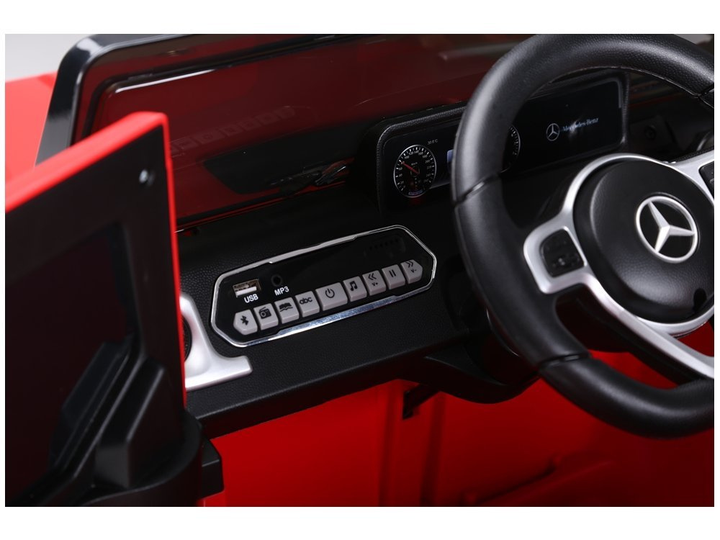 Samochód elektryczny dla dzieci Lean Toys Mercedes G500 Czerwony (5903802455052) - obraz 7