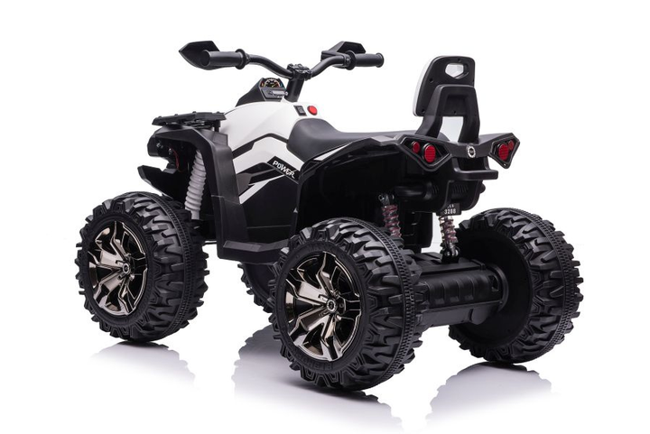 Квадроцикл електричний для дітей Lean Toys QLS-3288 Білий (5904204750400) - зображення 5