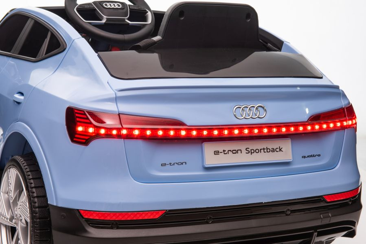 Samochód elektryczny dla dzieci Lean Toys Audi E- Tron QLS-6688 Niebieski (5904204750493) - obraz 5