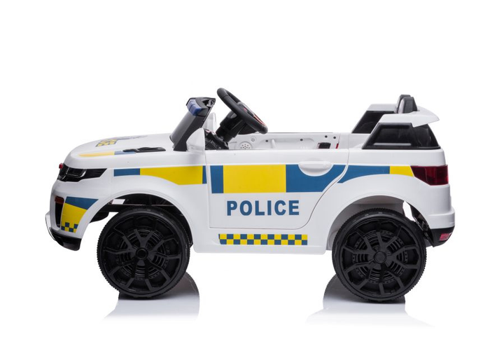 Samochód elektryczny dla dzieci Lean Toys BBH-021 Policyjne Biały (5904204753722) - obraz 3