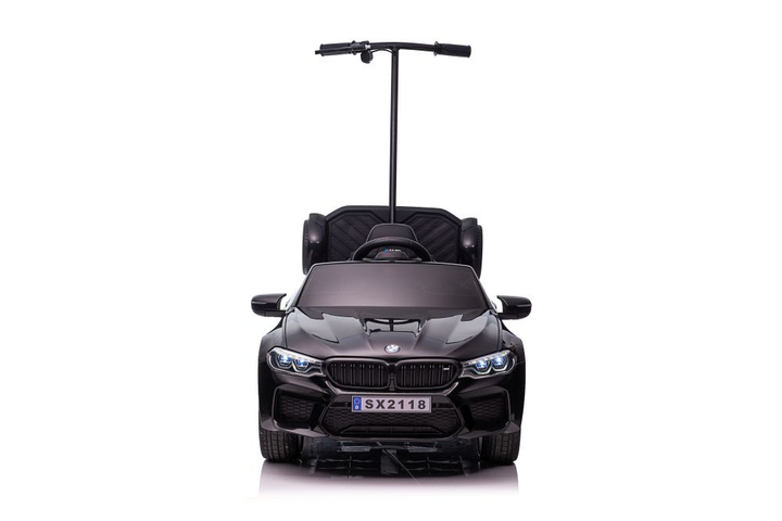 Samochód elektryczny dla dzieci Lean Toys BMW M5 SX2118 z platformą dla rodzica lakierowany Czarny (5904204755771) - obraz 9