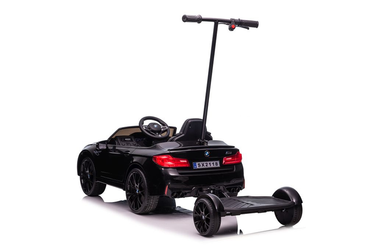 Samochód elektryczny dla dzieci Lean Toys BMW M5 SX2118 z platformą dla rodzica lakierowany Czarny (5904204755771) - obraz 10