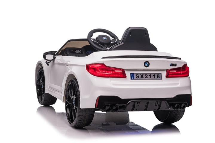 Електромобіль для дітей Lean Toys BMW M5 Drift Білий (5904204755818) - зображення 3