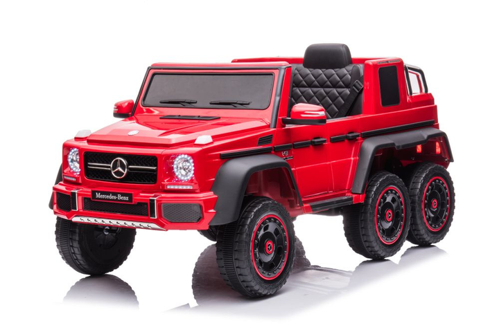Електромобіль для дітей Lean Toys Mercedes Benz G63 6X6 Червоний (5904204757287) - зображення 2