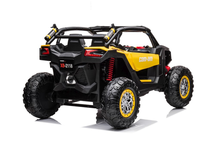 Електромобіль для дітей Lean Toys Buggy XB-2118 4x4 Золотистий (5904204757447) - зображення 6