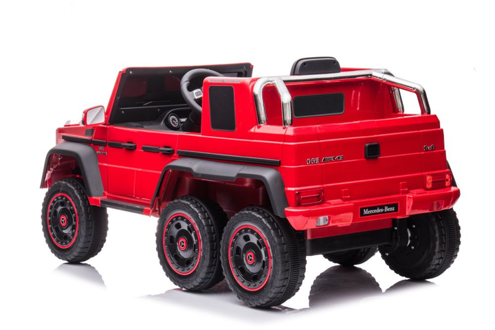 Електромобіль для дітей Lean Toys Mercedes Benz G63 6X6 Червоний (5904204757287) - зображення 11