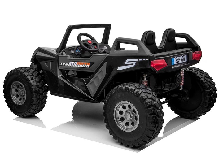 Електромобіль для дітей Lean Toys SX1928 Чорний (5905323211605) - зображення 5