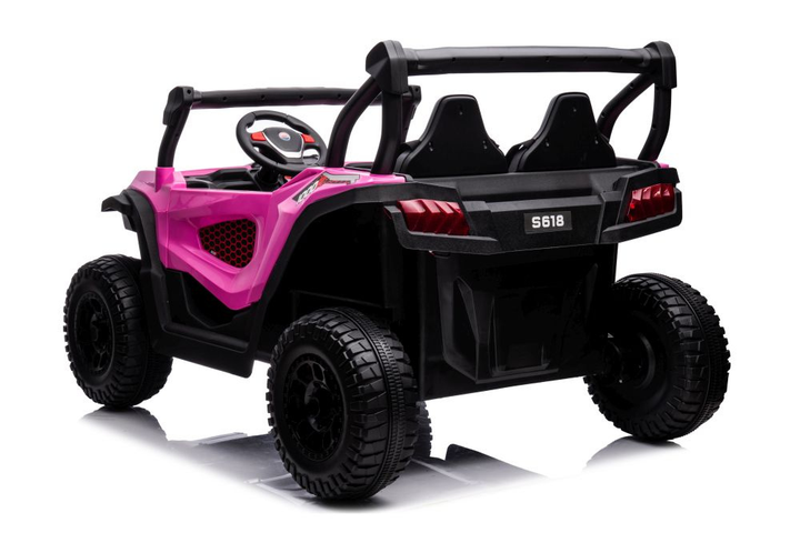 Samochód elektryczny dla dzieci Lean Toys S618 4x4 Różowy (5905323217850) - obraz 12