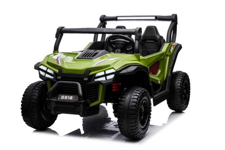 Електромобіль для дітей Lean Toys S618 4x4 Зелений (5905323217874) - зображення 10